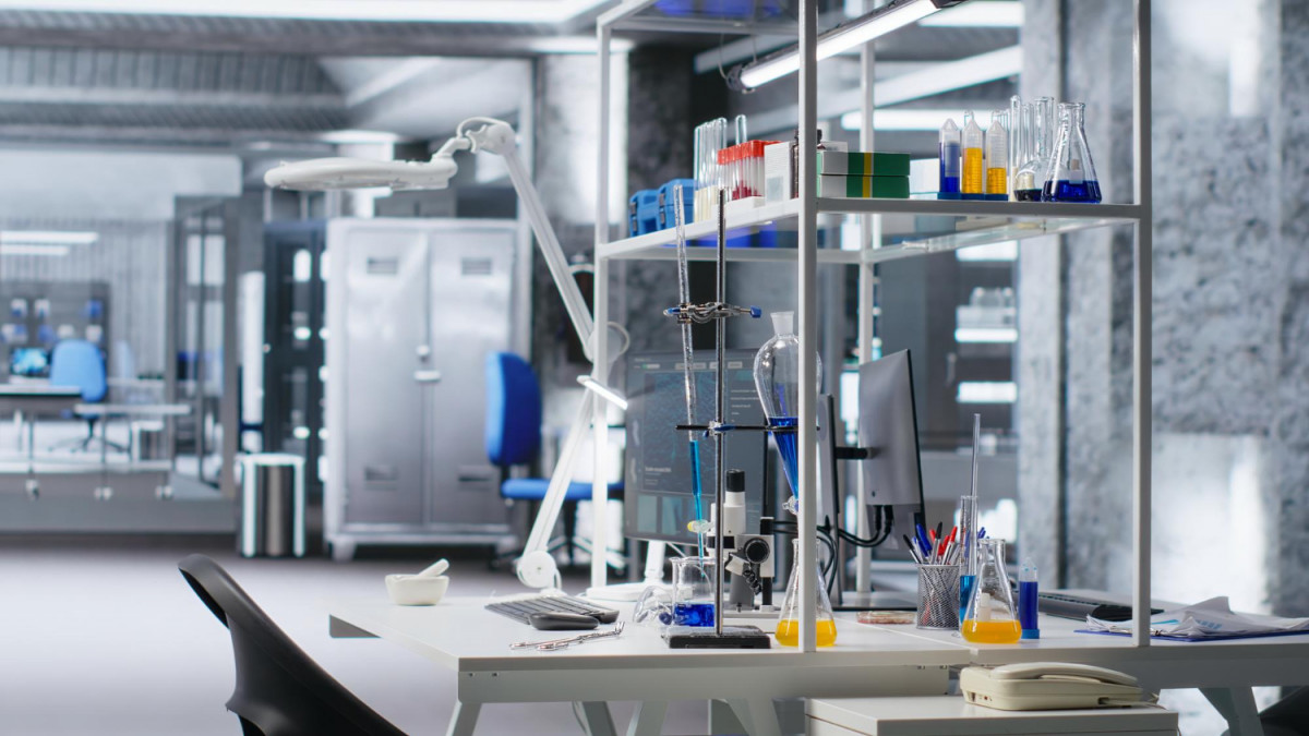 Обстановка в лаборатории